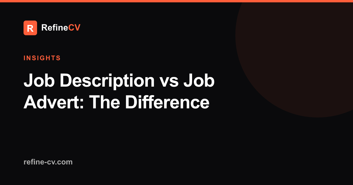 Job Description vs Job Advert: The Difference